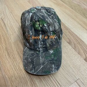Cabela’s I Hunt For Hugs Toddler Hat Green Camouflage Kids Baseball Cap